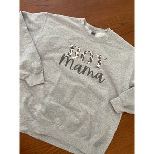 Boy Mama Crew Sweatshirt Size L